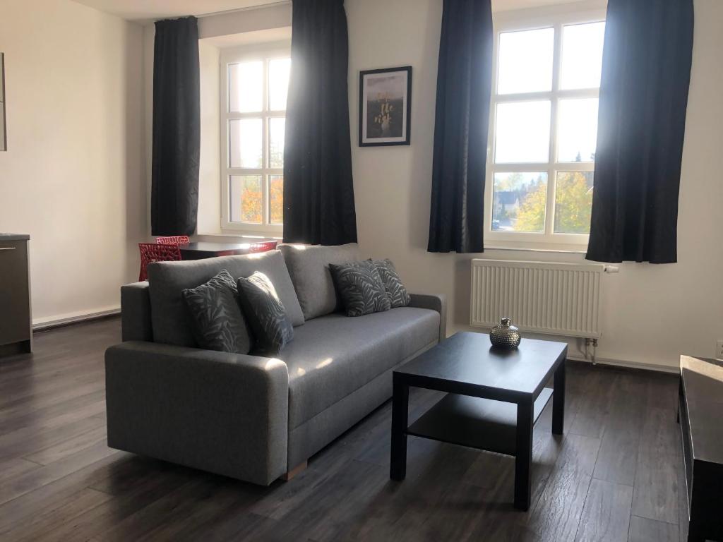 Posezení v ubytování Boutique Apartments Liberec