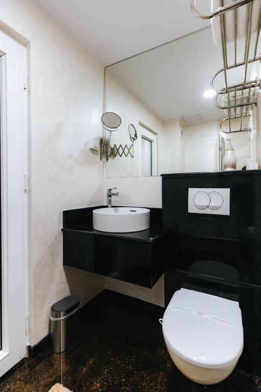 Koupelna v ubytování Hotel Evianne Boutique
