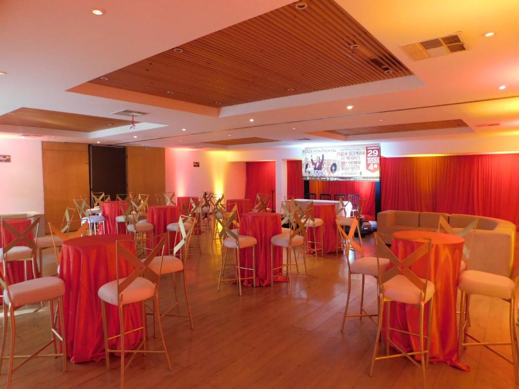 Posezení v ubytování Hotel Palacio Azteca