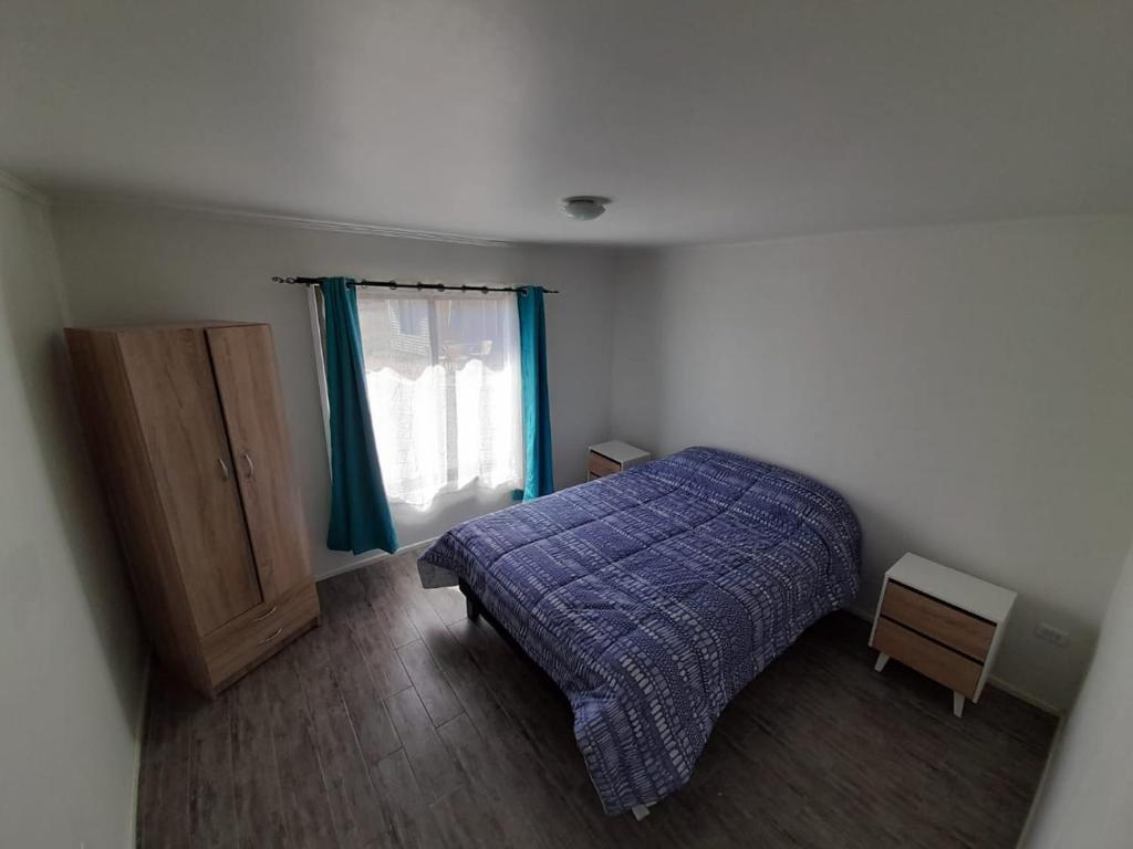 Postel nebo postele na pokoji v ubytování Cabañas Costa las Dichas