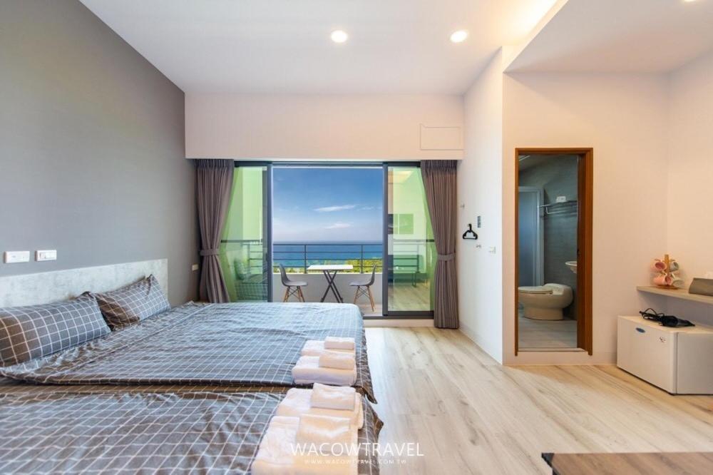 暮旅民宿 - Viervoudige Kamer Met Balkon