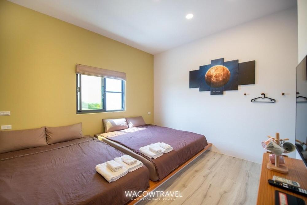 暮旅民宿 - King Room Met Twee Kingsize Bedden