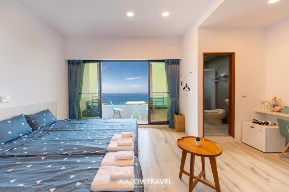 暮旅民宿 - Viervoudige Kamer Met Balkon