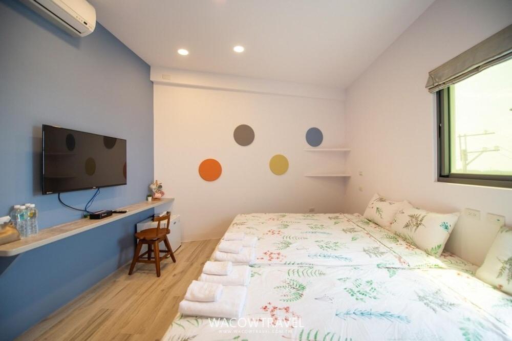 暮旅民宿 - Queen Room Met Twee Queensize Bedden