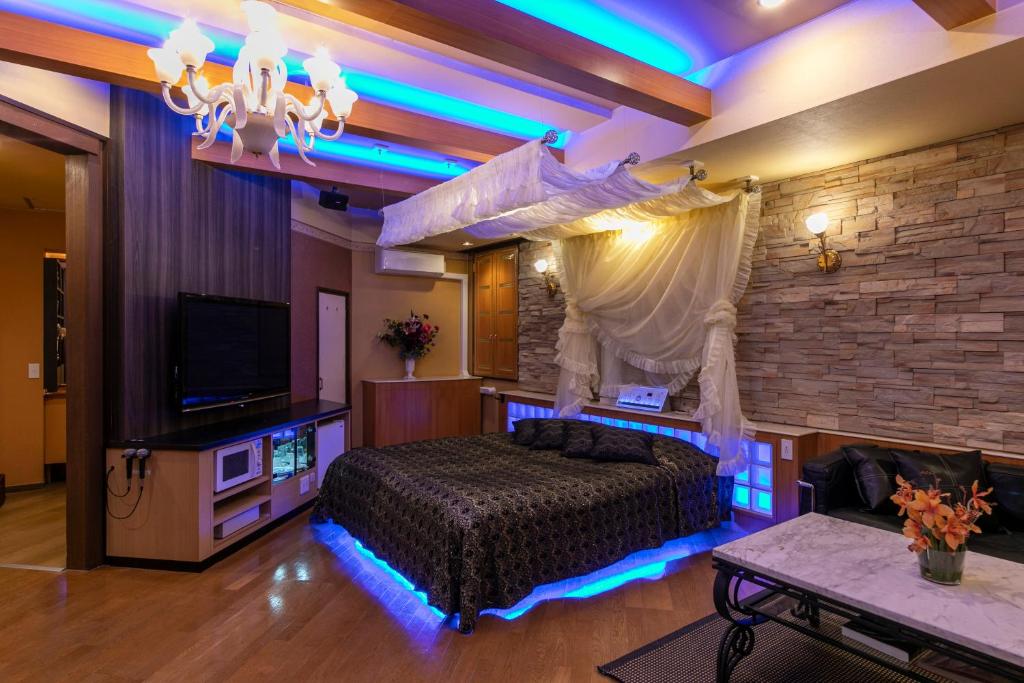 TV a/nebo společenská místnost v ubytování Hotel Park Inn (Adult Only)