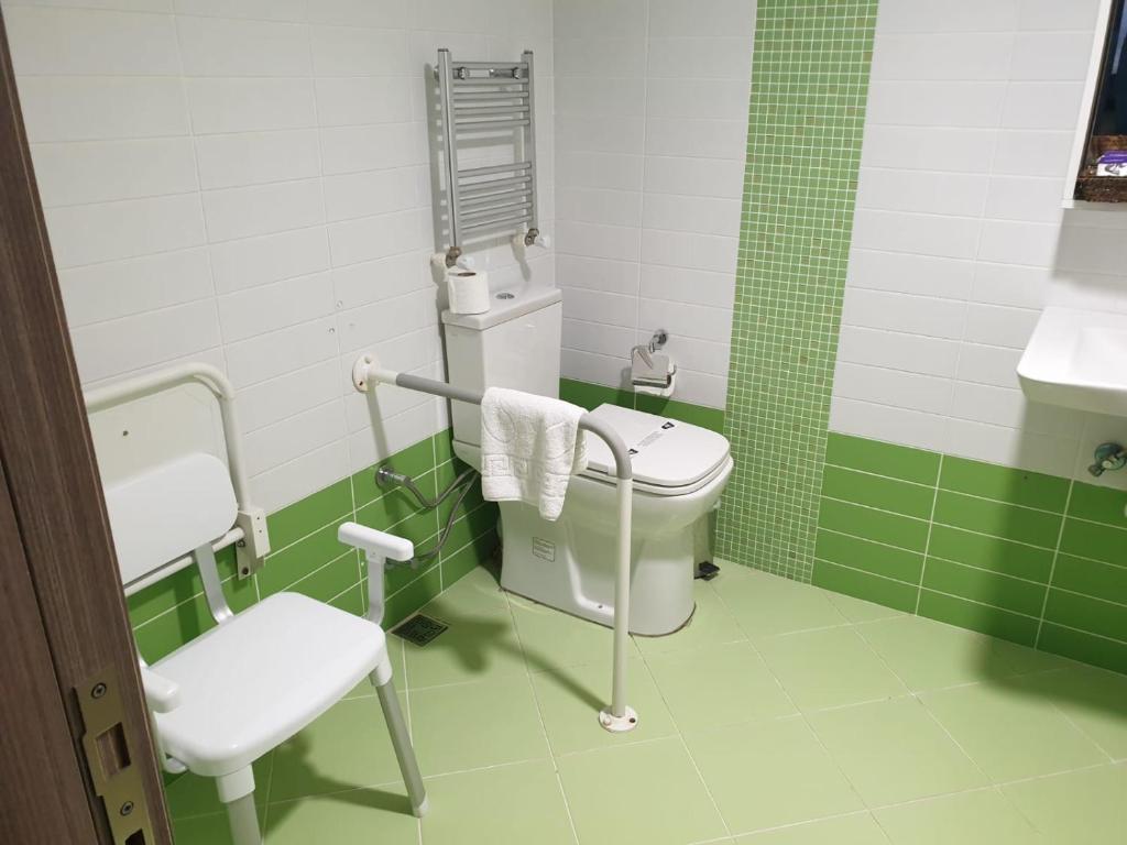 Koupelna v ubytování Dab Hotel