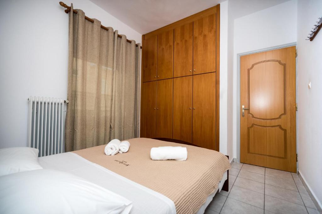 A bed or beds in a room at Casa di Halepa