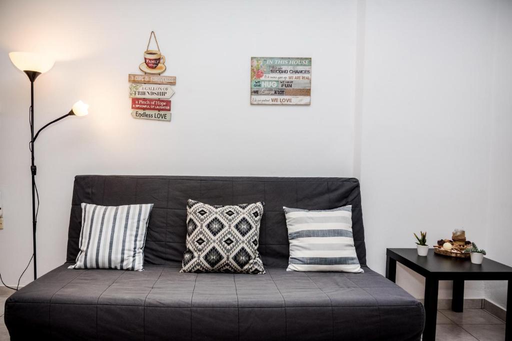 A seating area at Casa di Halepa