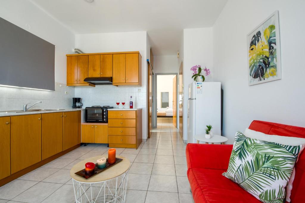 A kitchen or kitchenette at Casa di Halepa