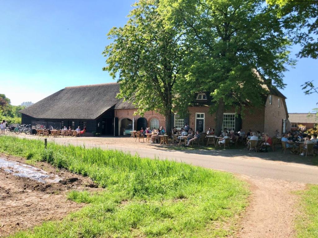 Zahrada ubytování B&B 't Mjeels Pierke