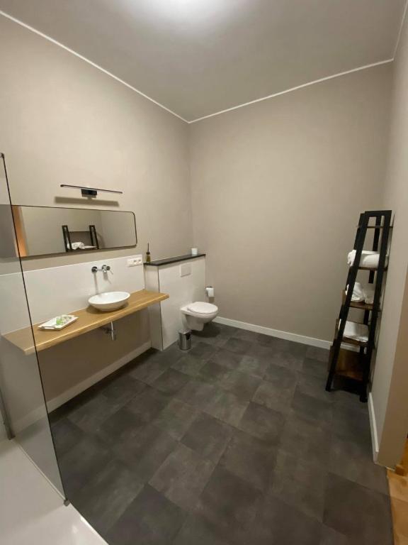 Koupelna v ubytování B&B Het Doctershoes