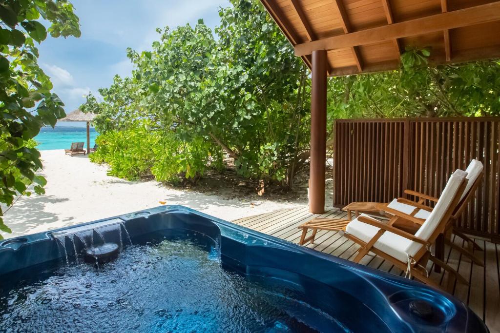 Reethi Faru, Bio Luxury Resort - Villa De Jacuzzi Beach