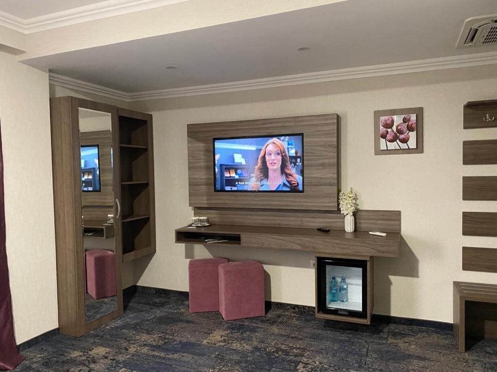 TV a/nebo společenská místnost v ubytování Hotel Yarus Plus