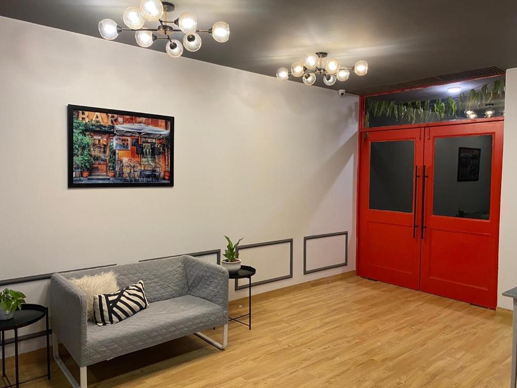 Posezení v ubytování Loft 24, Mansarovar