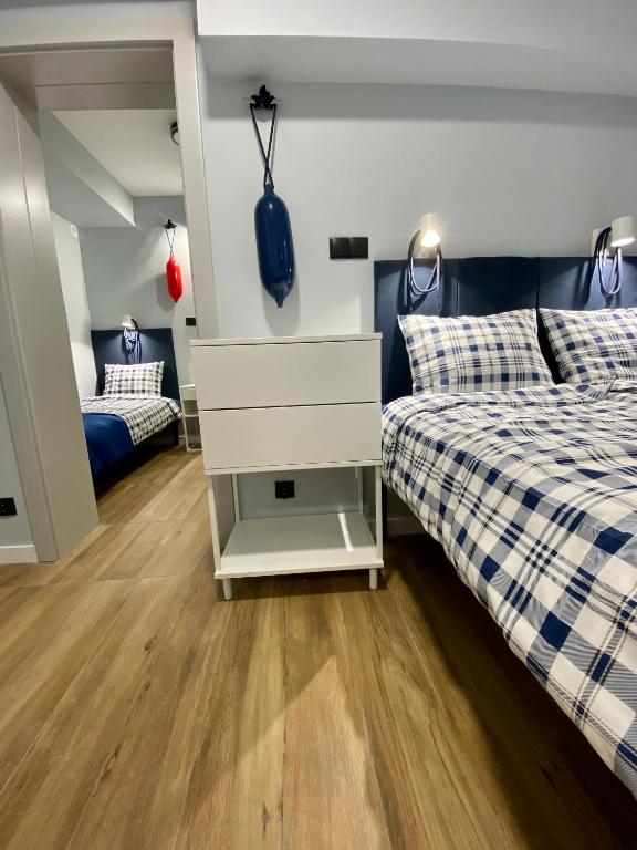 Postel nebo postele na pokoji v ubytování Thruster - Rooms, Kitchen, Chill-Out Zone-Netflix, Lobby-Netflix