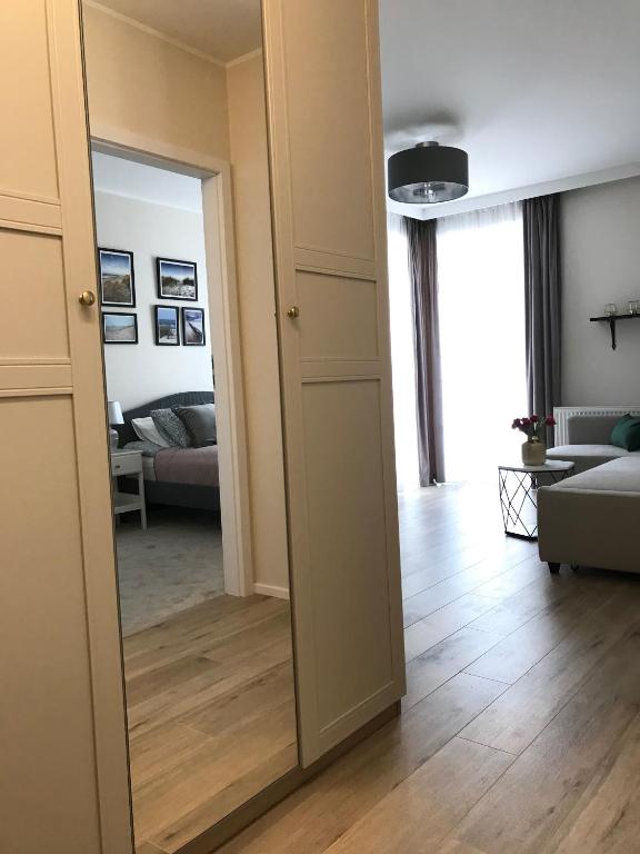Posteľ alebo postele v izbe v ubytovaní Baltica Sea Apartment II