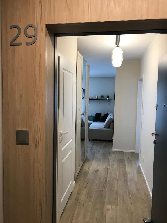 Posteľ alebo postele v izbe v ubytovaní Baltica Sea Apartment II