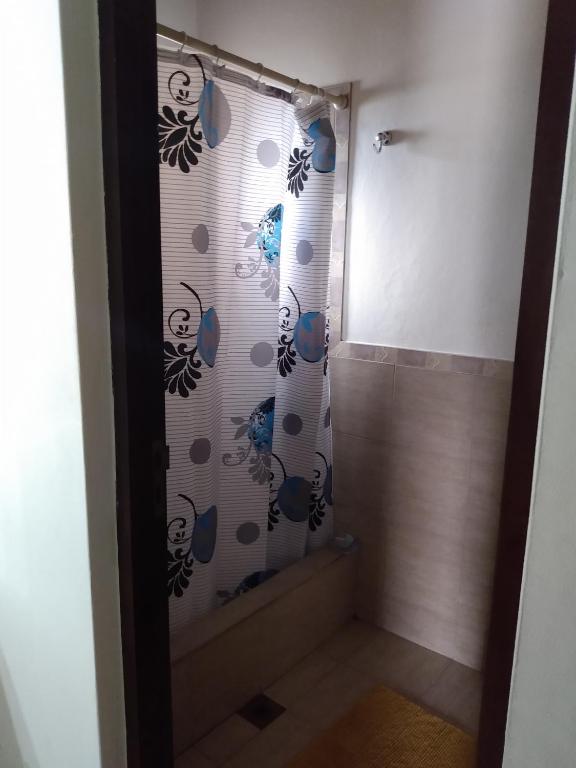 Koupelna v ubytování Casa tafi