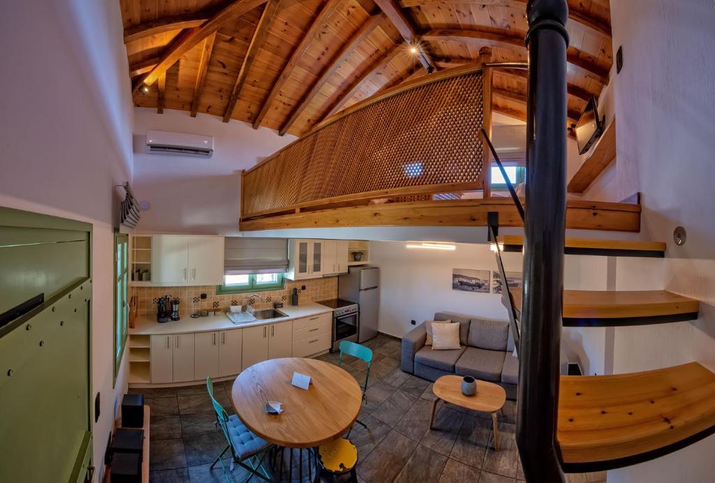 Kuchyň nebo kuchyňský kout v ubytování Stargaze Villas