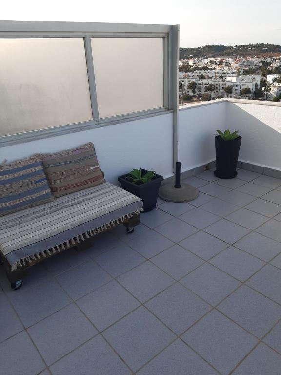 Uma varanda ou terraço em CasaDuarte "NAU Deluxe Studio"