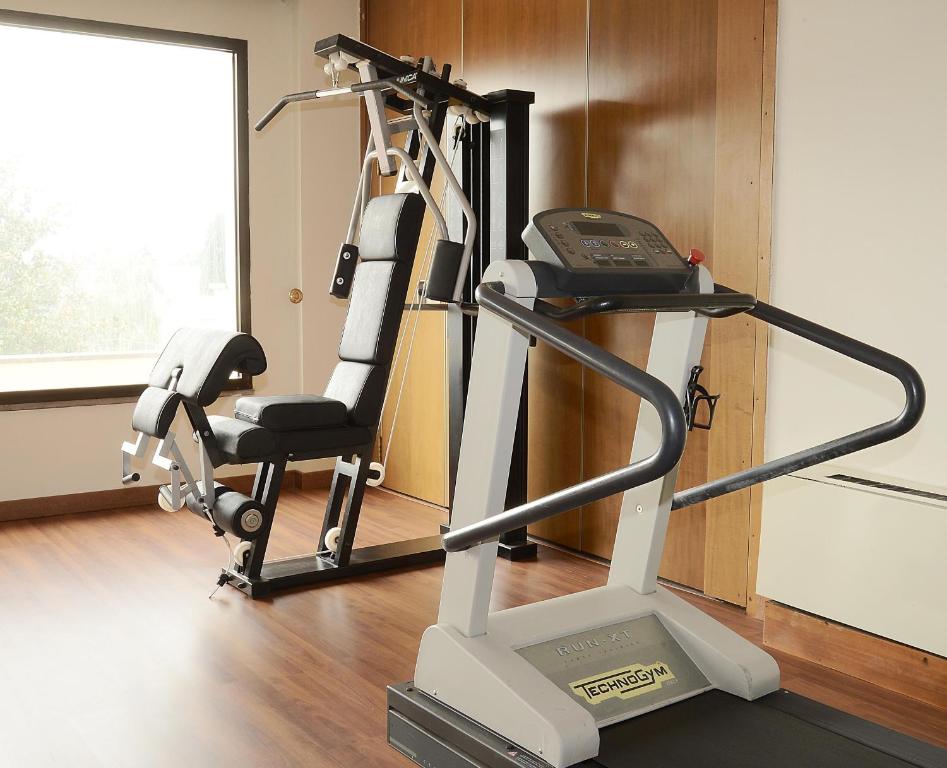 Fitness centrum a/nebo fitness zařízení v ubytování Forum Palace Hotel
