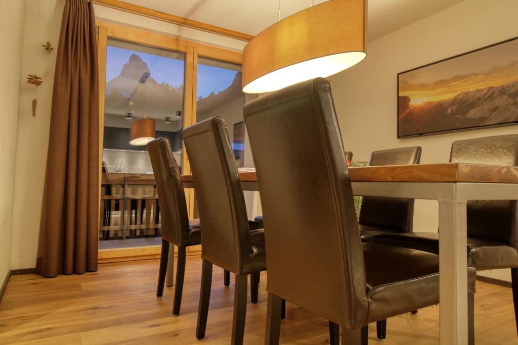 Posezení v ubytování Matterhorngruss Apartments