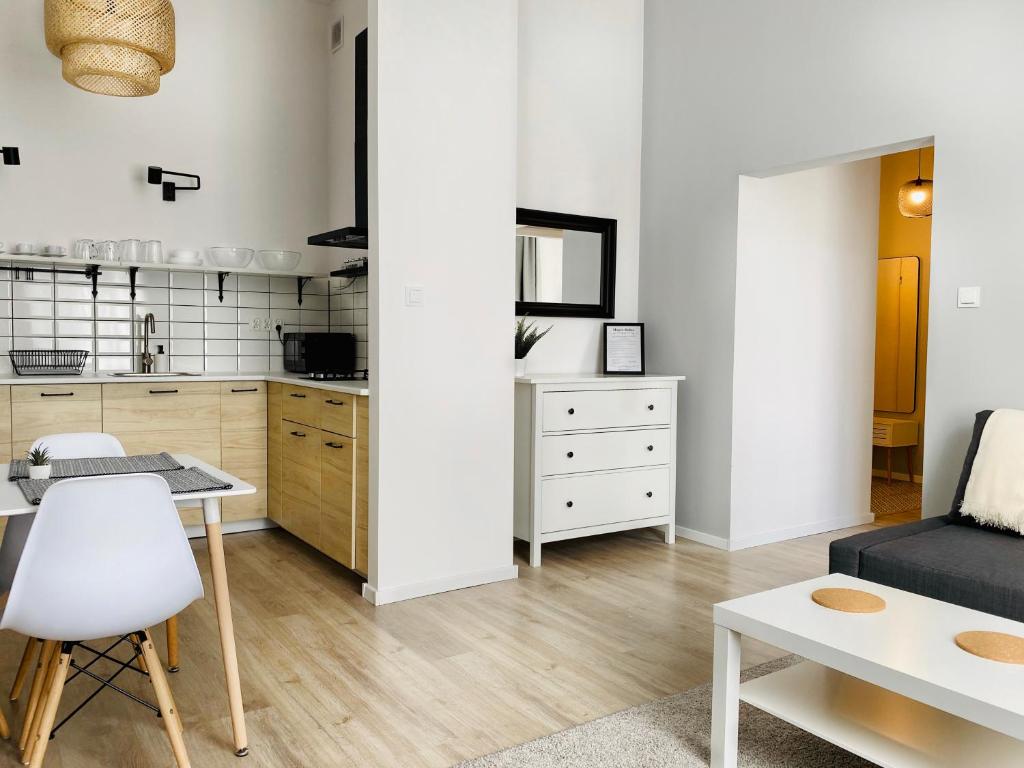 Kuchyňa alebo kuchynka v ubytovaní Cozy Apartment in the heart of Jewish District