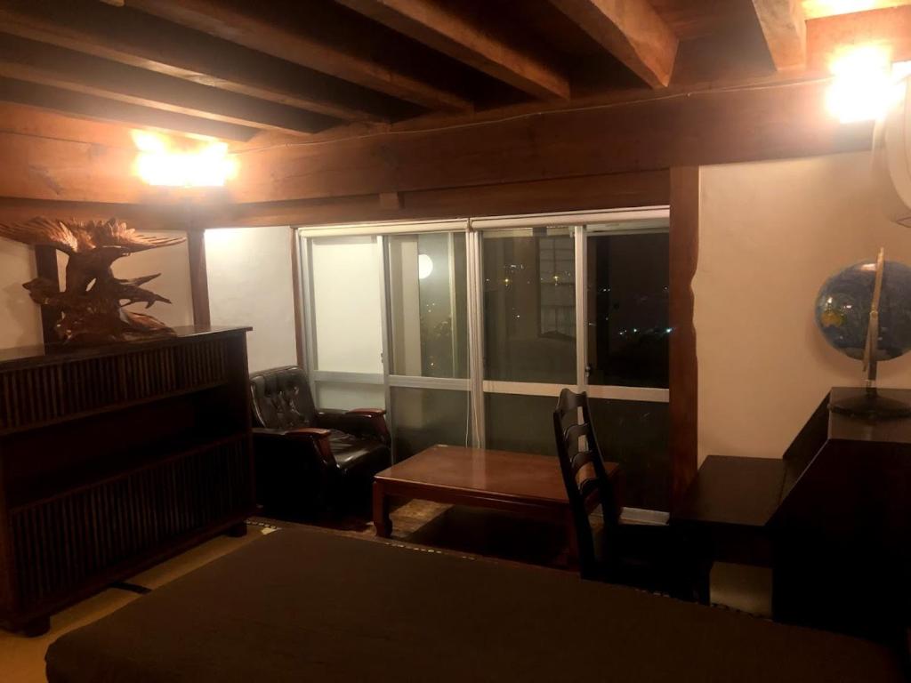 Χώρος καθιστικού στο Guesthouse Wasabi