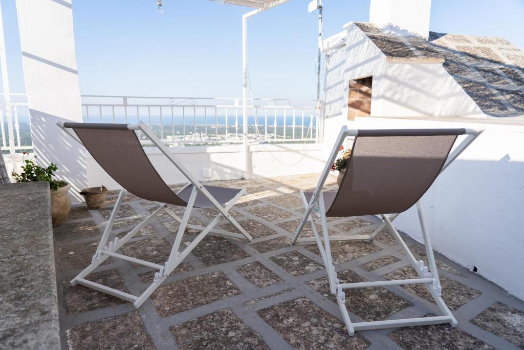 Balkón alebo terasa v ubytovaní Casa La Calce