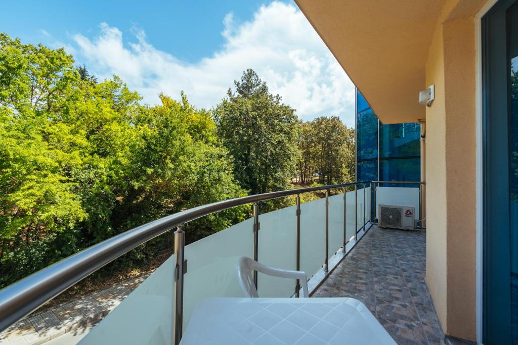 Balkón nebo terasa v ubytování Hotel Elitza