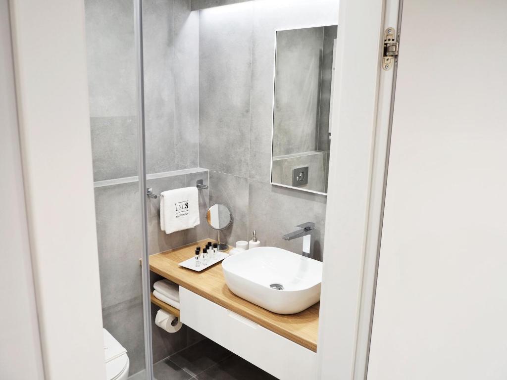Kúpeľňa v ubytovaní LM Ventus Apartment