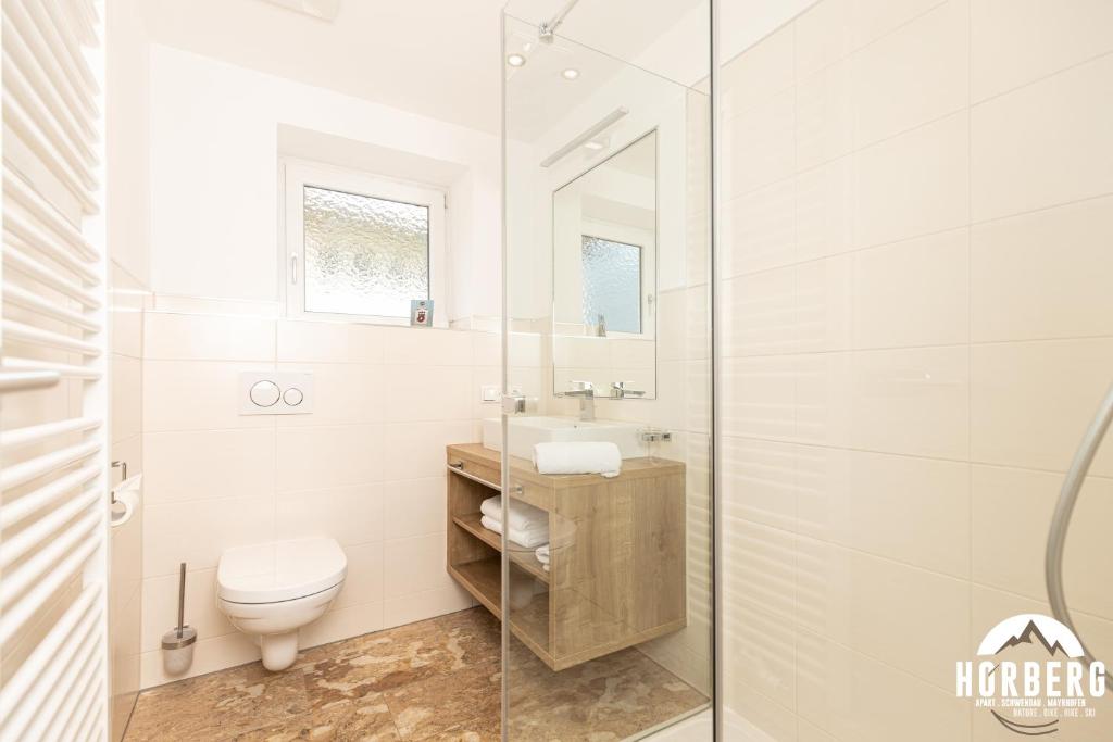 Kúpeľňa v ubytovaní HORBERG Appartements