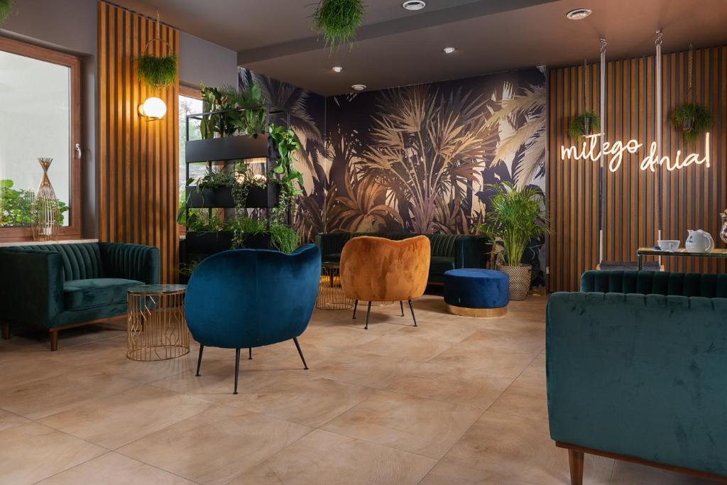Posezení v ubytování Hotel Szafir
