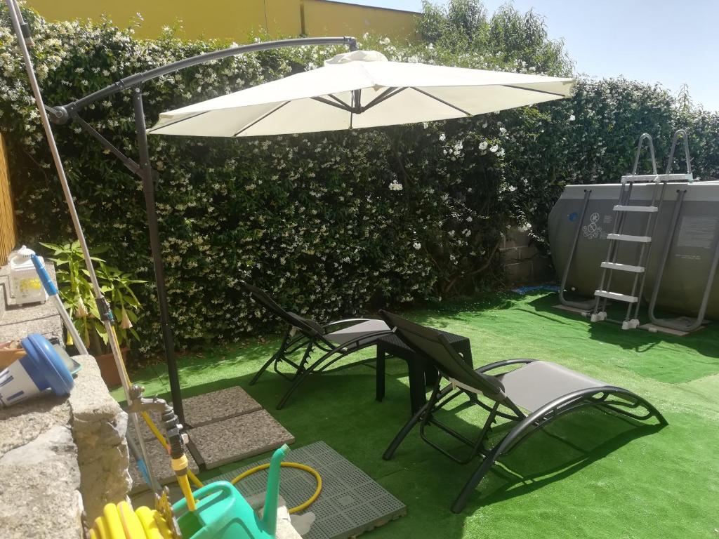Zahrada ubytování La Fontanella Apartment