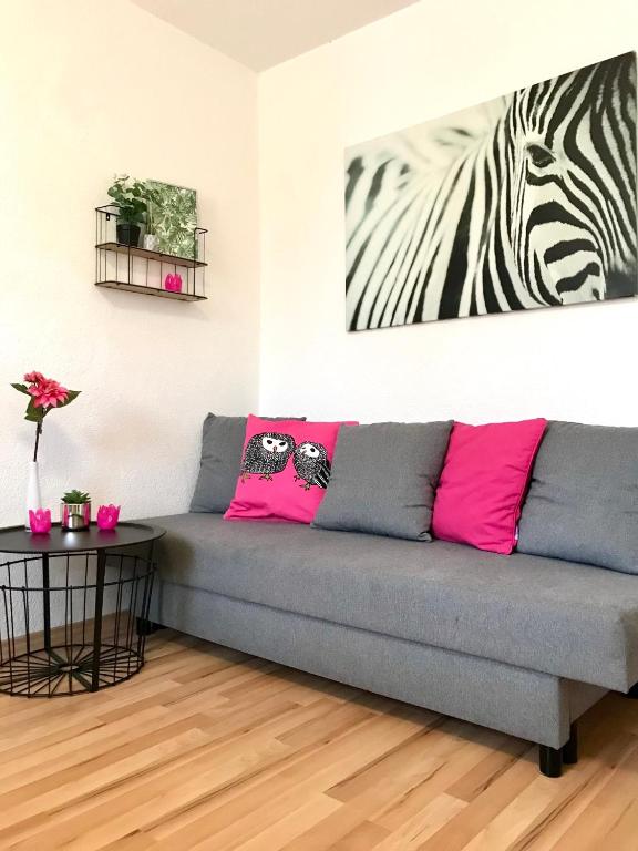 Posezení v ubytování No2 TOP Apartment4YOU - 3 Zimmer, 1-6 Pers, Saarbrücken - Jägersfreude Saarbruecken