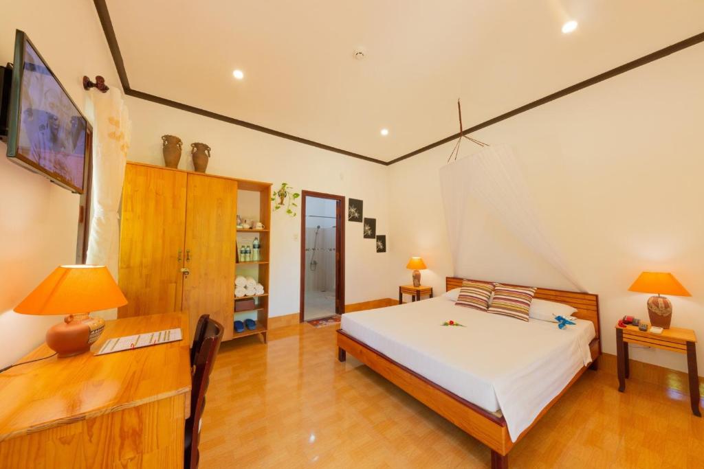 Bao Quynh Bungalow - Bungalow Doppio Con Vista Da Giardino