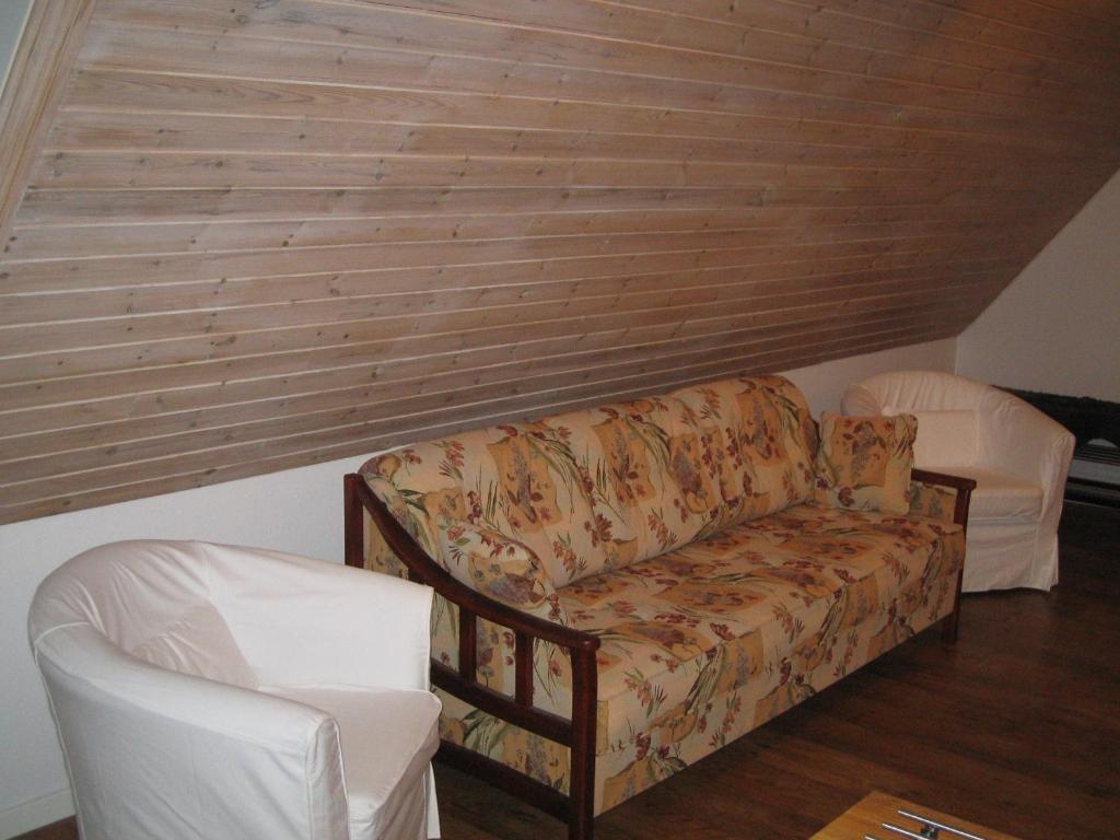 Posezení v ubytování Loft Ålaryd