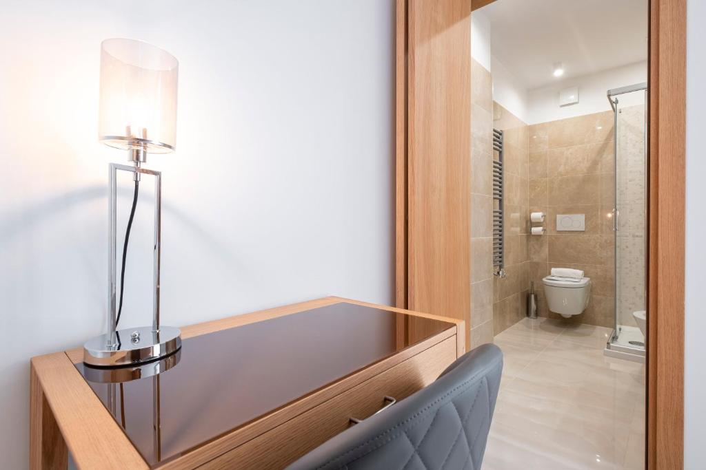 Koupelna v ubytování Hotel Mare