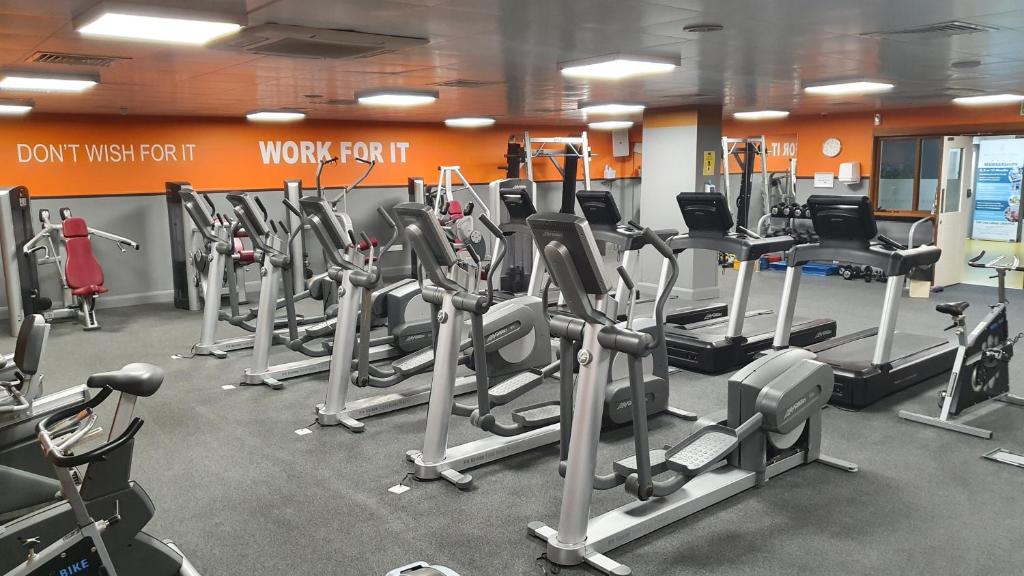 Fitness centrum a/nebo fitness zařízení v ubytování The Ballyliffin Lodge and Spa