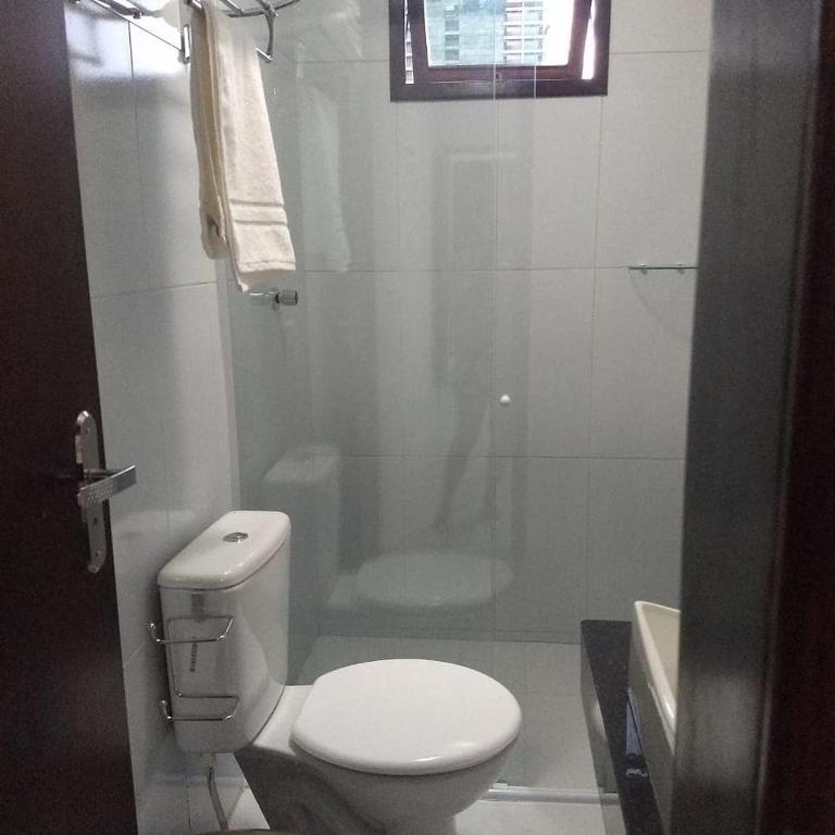 Koupelna v ubytování Pousada Ariús