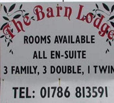 The Barn Lodge in Stirling, Stirlingshire, Scotland