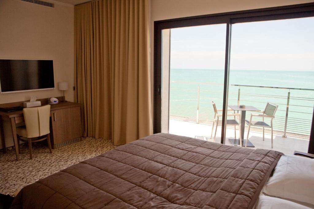 Кровать или кровати в номере Villa Azur