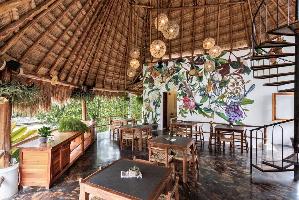 Posezení v ubytování Hotel Aires Bacalar