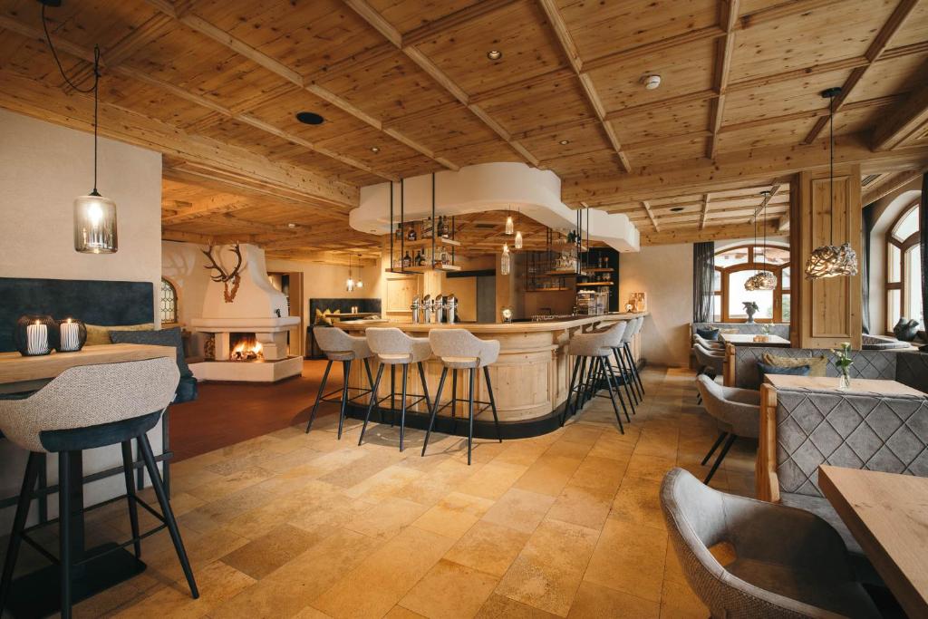 Kuchyň nebo kuchyňský kout v ubytování Familotel Kindl