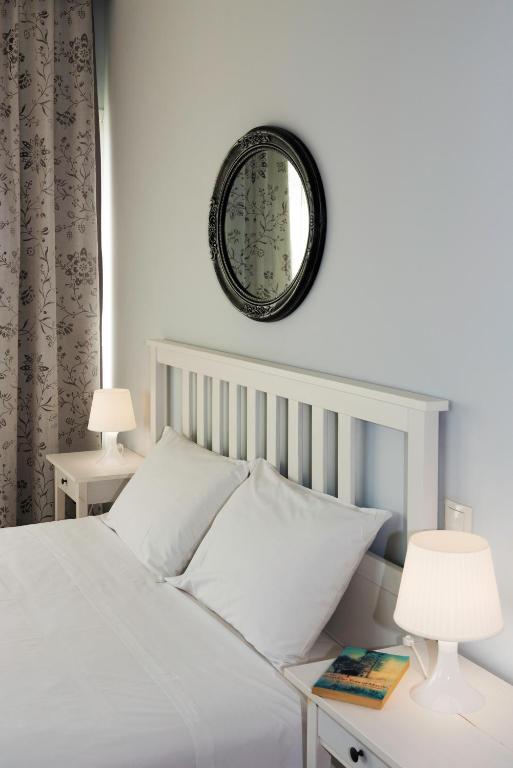 Posteľ alebo postele v izbe v ubytovaní Corfu Sea View Villa - Cleo