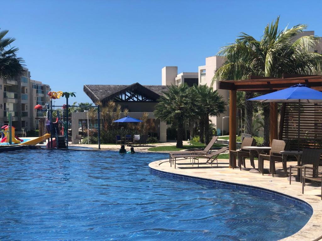  Apartamento pé na areia no Riviera Aquiraz Ceará