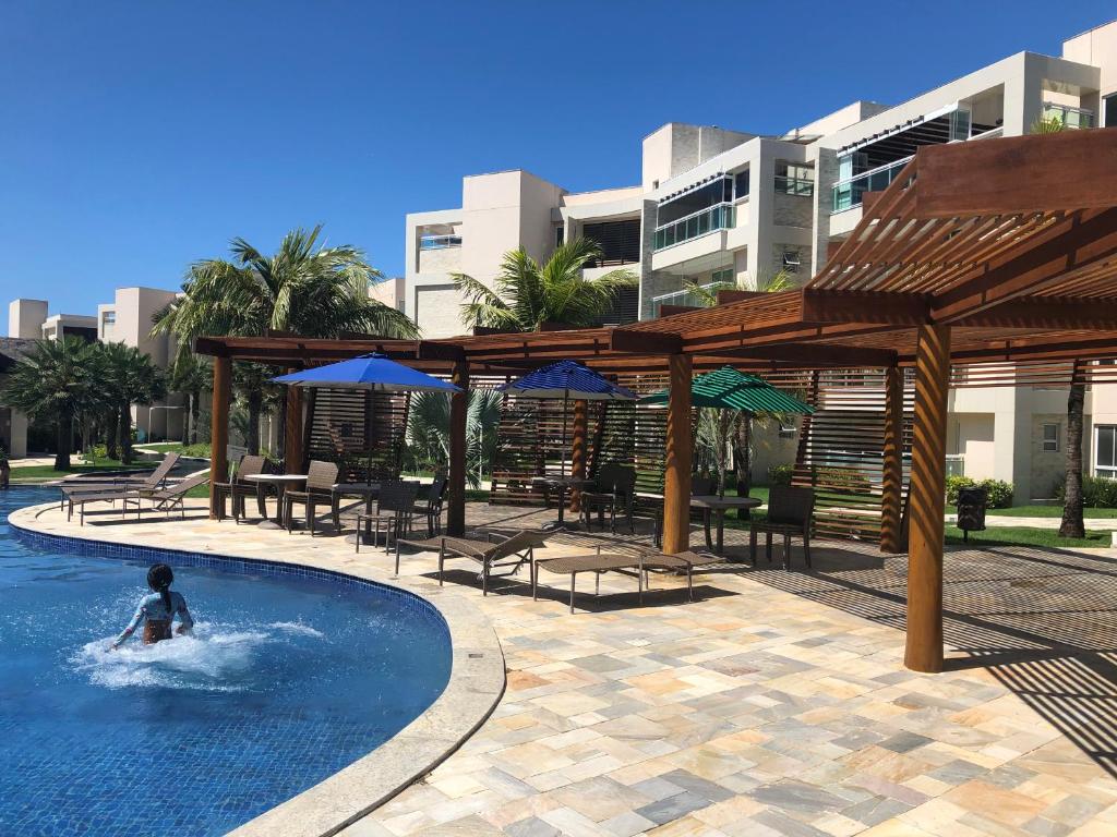  Apartamento pé na areia no Riviera Aquiraz Ceará
