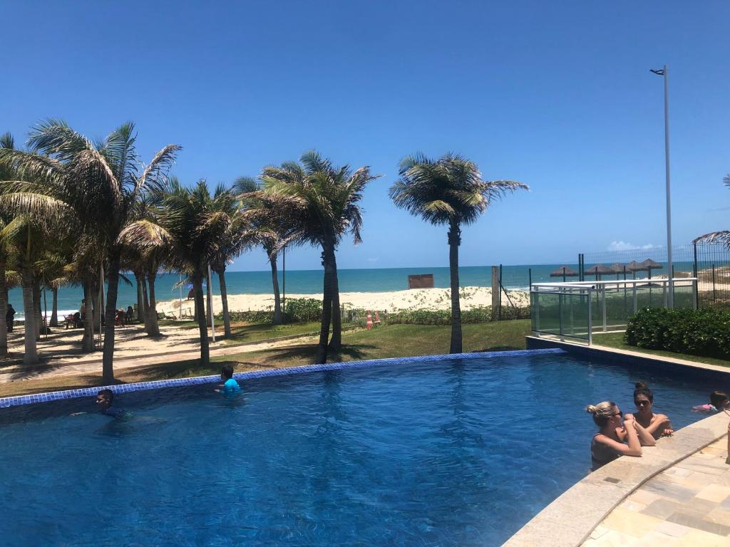  Apartamento pé na areia no Riviera Aquiraz Ceará
