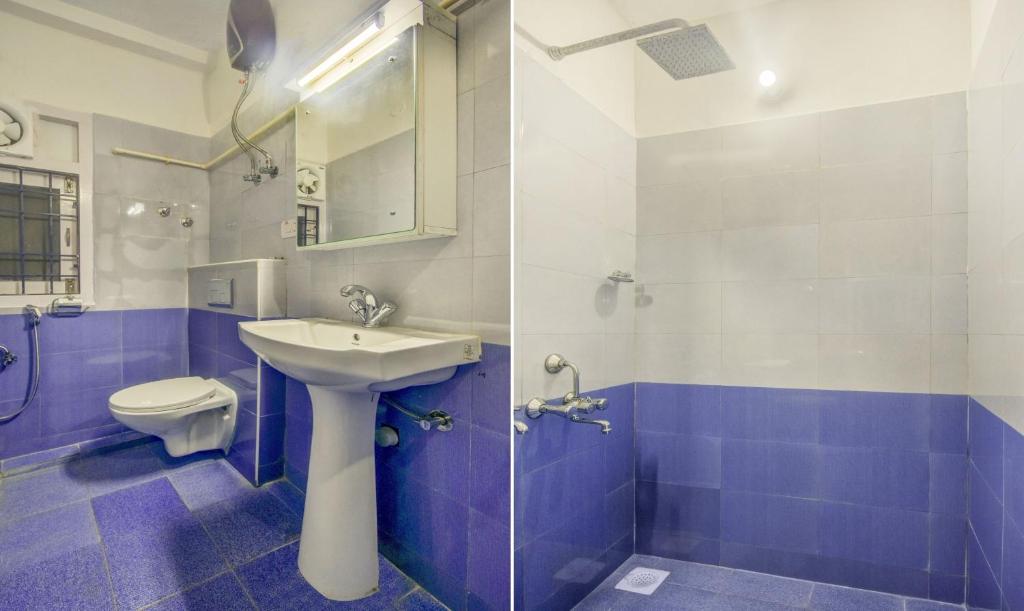 Koupelna v ubytování Treebo Eco Stay Nandanam