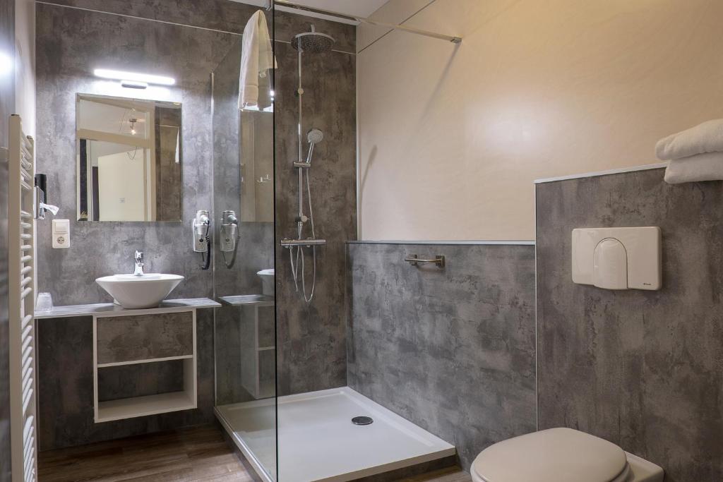 Koupelna v ubytování Landgoedhotel Woodbrooke Barchem